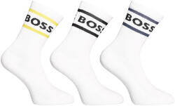 BOSS 3PACK fehér BOSS hosszú zokni (50469371 106) L