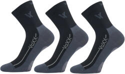 VoXX 3PACK fekete VoXX zokni (Barefootan-black) XL