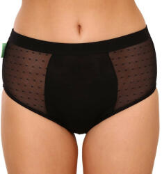 Bodylok Menstruációs bugyi Bambusz Hi-Waist Fekete Nehéz Menstruáció (BD2204) S