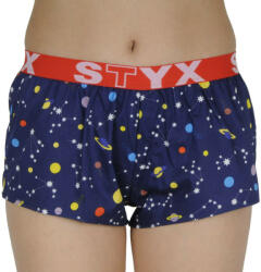 Styx Női bő szárú boxeralsók Styx art sportos gumipánt bolygó gumibolygó (T1057) XL
