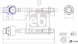 Febi Bilstein Bieleta de directie FEBI BILSTEIN 185894 (185894)