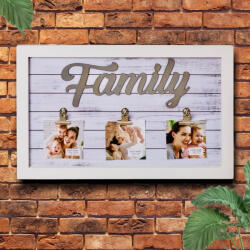 3gifts Rama foto Family personalizata cu 3 poze