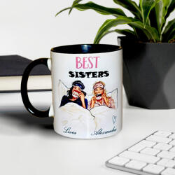 3gifts Cana personalizata cu text Best Sisters - 3gifts - 41,00 RON
