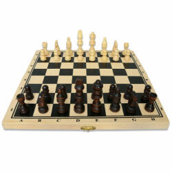 Noris Joc Noris Deluxe Wooden Chess (S606108014) - drool