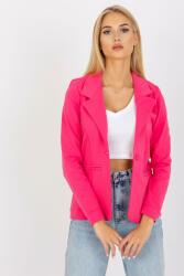 FiatalDivat Pamut kabát gombos záródású modell 03412 neon rózsaszín (FP387870-M)