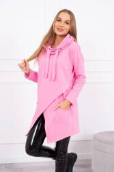 FiatalDivat Oversize ruha csomagolt stílusban modell 0017 élénk rózsaszínű (HK20012)