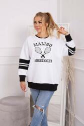 FiatalDivat Malibu szigetelt pulóver fehér+fekete (HK21834)