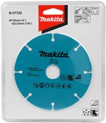 Makita Disc Taiere Universal Carburi 125x2x22 B-57722 0088381520768 - B-57722 (b-57722) Disc de taiere