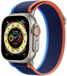 Cubenest Apple Watch Trail Loop szíj, Szín kék-narancs (3312)