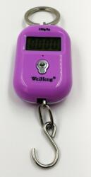 WeiHeng WH-A21 mini digitális függő mérleg 25 kg-ig lila színben