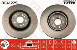 TRW Disc frana TRW SINGLE DF4222S (DF4222S)