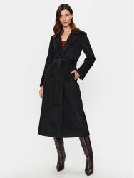 MAX&Co. MAX&Co. Gyapjú kabát Longrun 40149523 Fekete Regular Fit (Longrun 40149523)