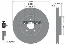 TEXTAR Disc frana TEXTAR PRO 92187103 (92187103)