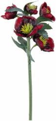 Leonardo NATALE karácsonyi rózsa 29cm, sötét piros (LEO-031918)