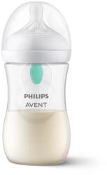Philips Шише за хранене Philips Avent - Natural Response с AirFree клапа, 260 ml, с биберон поток 3, 1м+ (00A.0575.001)