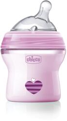 Chicco Бебешко шише за хранене Chicco - Natural Feeling РР, за момиче, 150 ml, 0 m+ (N0240)