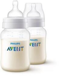 Philips Комплект 2 броя шишета за хранене Philips Avent Anti-Colic 3.0 - 260 ml, с биберон със сила на потока 2, 1 m+ (00A.0586.001)