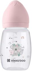 KikkaBoo Бебешко шише с широко гърло KikkaBoo Clouds - Savanna, 260 ml, Pink (31302020097) - kindermarket