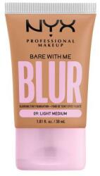 NYX Professional Makeup Bare With Me Blur Tint Foundation fond de ten 30 ml pentru femei 09 Light Medium