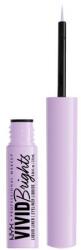 NYX Professional Makeup Vivid Brights tuș de ochi 2 ml pentru femei 07 Lilac Link