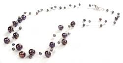 JwL Luxury Pearls Colier din perle naturale întunecate JL0325