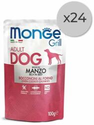 Monge 24 x Monge Dog Plic Grill Cu Vita, 100 g