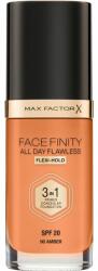MAX Factor Facefinity All Day Flawless tartós alapozó SPF 20 árnyalat 90 Amber 30 ml
