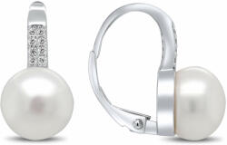 Brilio Silver Csodálatos ezüst fülbevaló gyönggyel és cirkónium kővel EA94 - vivantis