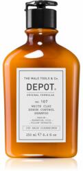 Depot 100 HAIR CLEANSING NO. 107 WHITE CLAY SEBUM SHAMPOO tisztító sampon zsíros hajra és fejbőrre 250 ml