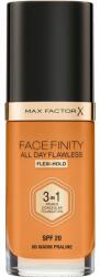 MAX Factor Facefinity All Day Flawless tartós alapozó SPF 20 árnyalat 89 Warm Praline 30 ml