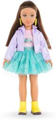 Corolle Păpușa Luna Milan Fashion Week Corolle Girls cu păr lung, brun, 28 cm, 4 accesorii, de la 4 ani (CO600170) Papusa