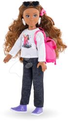Corolle Păpușa Mélody Shopping Set Corolle Girls cu păr lung șaten 28 cm 6 accesorii de la 4 ani (CO600080) Papusa