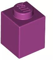 LEGO® 3005c71 - LEGO magenta kocka 1 x 1 méretű (3005c71)