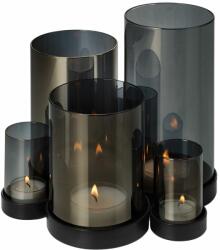 Philippi Свещник за чаена свещ LICHTERMEER 27 cm, черен, Philippi (PHP119002)