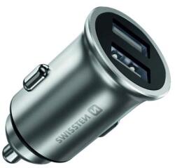 SWISSTEN CL Adapter 2x USB 4, 8A, ezüst (20115100)