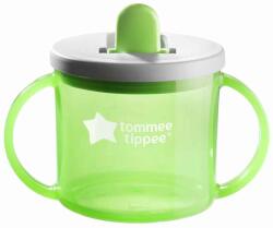 Tommee Tippee Cană de tranziție Tommee Tippee - Prima ceașcă, 4 m+, 190 ml, verde (TT.0242)