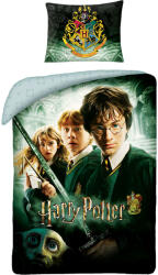 Halantex Harry Potter, set lenjerie de pat single, 140x200 cm + 70x90 cm - smyk - 82,49 RON Lenjerii de pat bebelusi‎, patura bebelusi