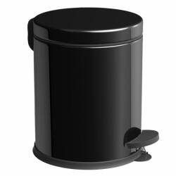 Vinoks Cos de gunoi Vinoks 409400B, 3 litri, otel inoxidabil, pedala, negru (409400B black) Cos de gunoi