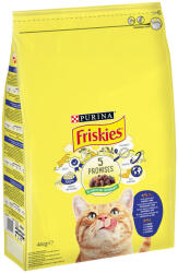 Friskies 2x4kg PURINA Friskies Adult tőkehal & zöldség száraz macskatáp