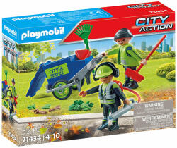 Playmobil Figurine Echipa de Curatare Strazi Playmobil (ARA-PM71434)