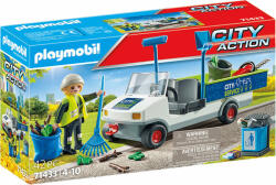 Playmobil Figurine Maturator de Strazi cu Vehicul Playmobil (ARA-PM71433)