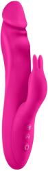 FemmeFunn Vibrator Booster Rabbit FemmeFunn, 7 Moduri Vibratii, 3 Moduri Rotatii, Silicon Premium, USB, Roz, 21.6 cm Vibrator