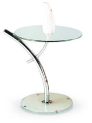  Iris dohányzóasztal (króm) üveg, fém