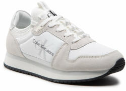 Calvin Klein Sneakers Calvin Klein Jeans Runner Sock Laceup Ny-Lth Wn YW0YW00840 Bright White YAF