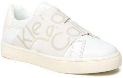 Calvin Klein Sneakers Calvin Klein Jeans Classic Cupsole Elast Webbng YW0YW00911 White/Ancinet White 0LA