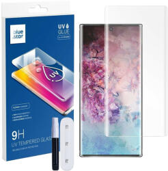 Blue Star Samsung Galaxy Note 10 Plus / Note 10 Plus 5G (Note10+) üvegfólia, tempered glass, előlapi, UV, edzett, hajlított, Bluestar