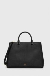 Lauren Ralph Lauren bőr táska fekete - fekete Univerzális méret - answear - 131 990 Ft
