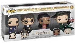 Funko Set 4 figurine Funko POP Harry Potter, Severus Snape, Harry Potter, Parvati Patil & Minerva McGonagall, Vinil, 10 cm, Multicolor (889698517720)