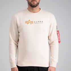 Alpha Industries Alpha Label Sweater - jet stream white