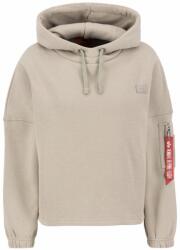 Alpha Industries X-Fit Label OS Hoody Woman - vintage sand